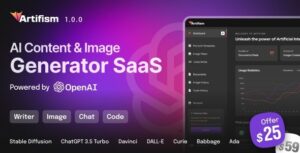 Artifism (v4.5.0) AI Content & Image Generator SaaS [Activated] Nulled